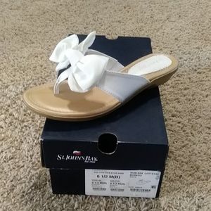 St. John's Bay sandals, worn once.